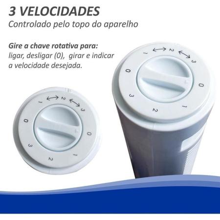 Imagem de Circulador De Ar Super Leve E Compacto 40W 220V Ventilador