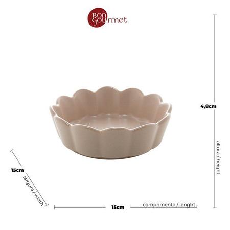 Imagem de Cj 3 bowls porcelana nordica cinza matt 28652