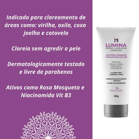 Creme Clareador Corporal Axilas Virilhas Partes Intimas - EUA - Clareador  Corporal - Magazine Luiza