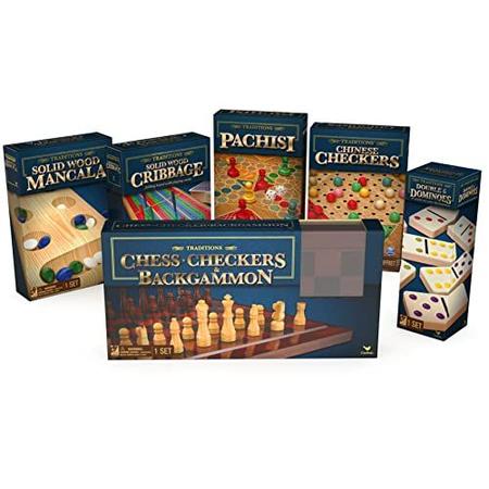 Imagem de Clássico Board Games 6-Pack Bundle, para adultos, famílias e crianças de 6 anos ou mais