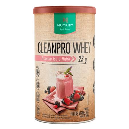 Imagem de Cleanpro whey 450gr nutrify whey protein isolado hidrolisado