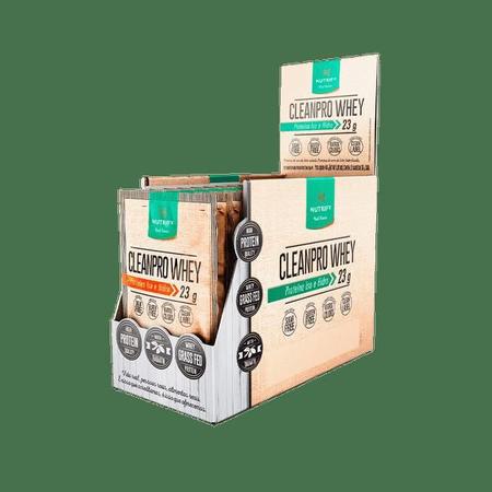 Cleanpro Whey Protein Isolado Chocolate 30g Nutrify 15 Sachês Imagem de Cleanpro Whey Protein Isolado Chocolate 30g Nutrify 15 Sachês