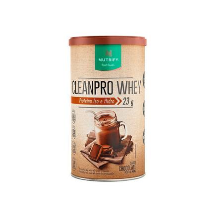 Imagem de Cleanpro whey proteina iso e hidro 450g chocolate - nutrify