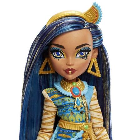 Boneca Monster High Cleo De Nile Coleção G3 Moda Com Pet e Acessórios Hkk54  Mattel - Bonecas - Magazine Luiza