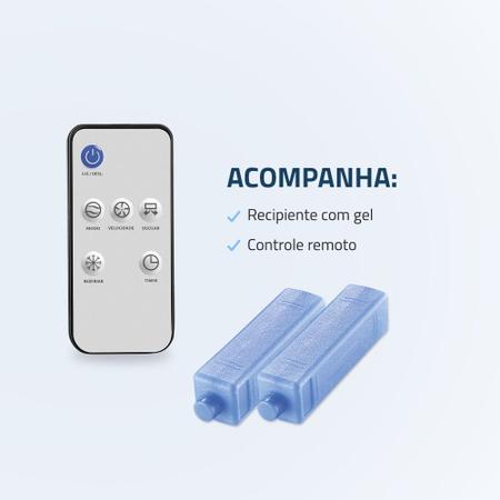 Imagem de Climatizador de ar portátil 4 funções com controle remoto Fresh Air - CL-03 - Mondial