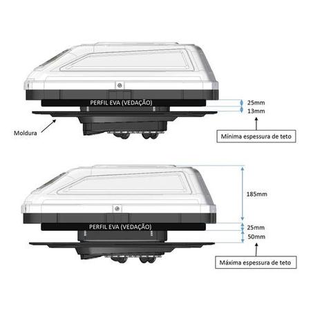 Imagem de Climatizador G5.5 Universal Master 24V c Controle Maxiclima