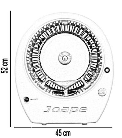 Imagem de Climatizador Portátil Bob SUPER 2020 c/Névoa Água Econômico 148 Watts Fluxo de Ar: 1700 m³/h Marca: Joape Branco