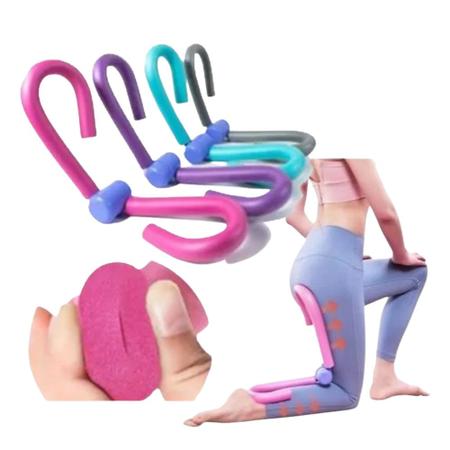 Imagem de Clipe Tonificador Muscular Yoga Pernas Coxa Braços Bumbum Musculação Glúteos Estimulador Músculos Emagrecer