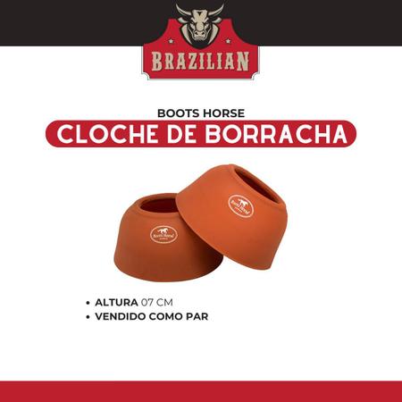 Imagem de Cloche De Borracha Curto Terracota - Boots Horse