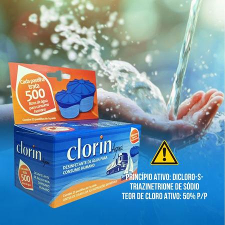 Imagem de Clorin 500 e Clorin 1 Purificador de Agua da Chuva Cisternas