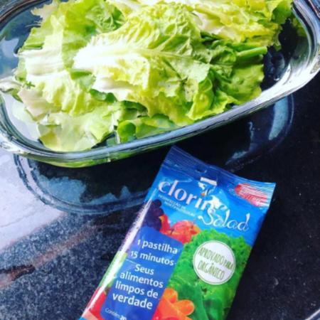 Imagem de Clorin Salad - Higienização de alimentos - 3 cartelas
