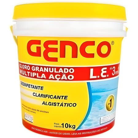 Imagem de Cloro Granulado Múltipla Ação 3 Em 1 10kg - Genco