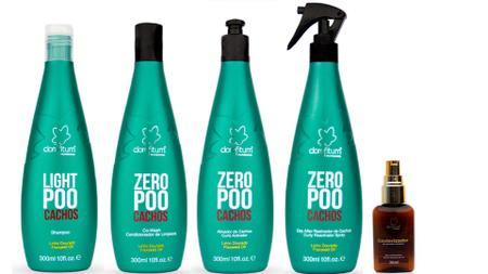 Imagem de Clorofitum Zero Poo Shampoo e Co-Wash e Ativador de Cachos e Soro Day After e Cauterizador35 ml