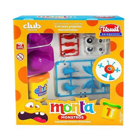 Monta Monstros  Mini Cientista Brinquedos - Brinquedos Educativos