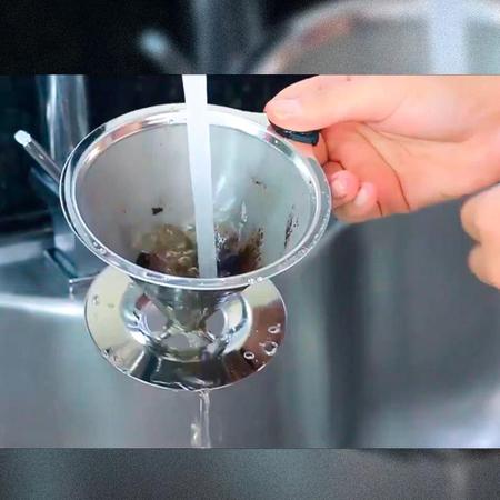 Imagem de Coador De Café Em Aço Inox Não Utiliza Filtro