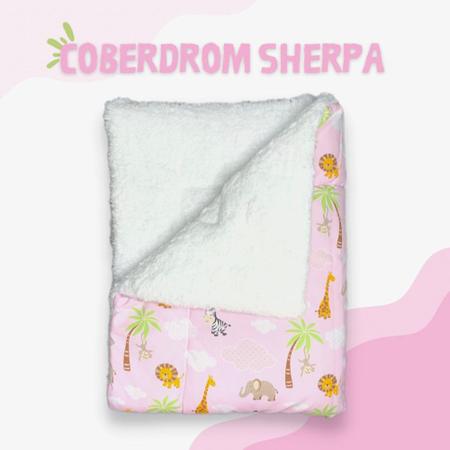 Imagem de Coberdrom Edredom Dupla Face Infantil Com Sherpa Estampado