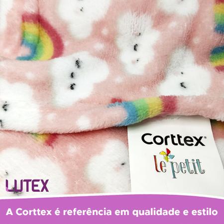 Imagem de Cobertor Bebê Corttex Glorious Antialérgico Caixa Presente - Manta Berço Microfibra Infantil 90x110