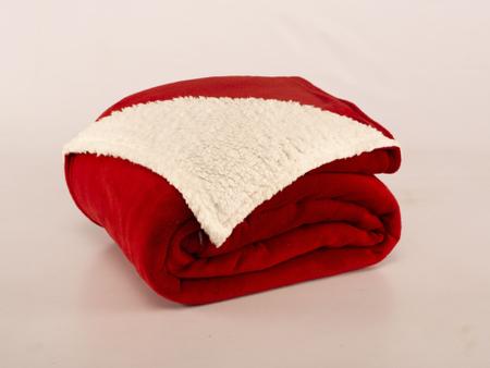 Imagem de Cobertor canada soft com manta sherpa casal queen 1pc