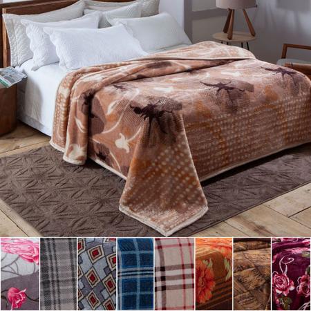 Imagem de Cobertor Casal 180 x 220cm  Pelo Alto Dyuri Jolitex - Emcompre