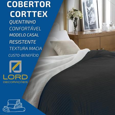 Cobertor Casal Boreal Corttex Liso Toque Macio Confortável Imagem de Cobertor Casal Boreal Corttex Liso Toque Macio Confortável