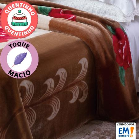 Imagem de Cobertor Casal Dupla Face 1,80m x 2,20m Dyuri Jolitex -Emcompre