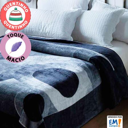 Imagem de Cobertor Casal Dupla Face 1,80m x 2,20m Dyuri Jolitex -Emcompre