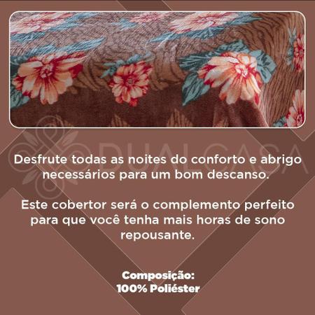 Imagem de Cobertor Casal Jolitex Macio Dyuri 180X220Cm - Tejo