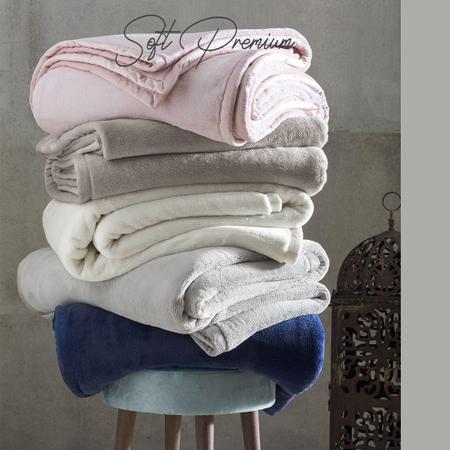 Imagem de Cobertor Casal Naturalle Soft Premium 480g 180x220m Rose