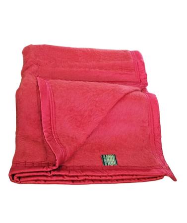 Imagem de Cobertor Casal Pelo Alto Acalanto Liso Vermelho