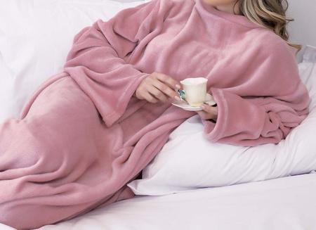 Imagem de Cobertor Com Mangas Adulto Microfibra 1,90m X 1,50m Juma Enxovais