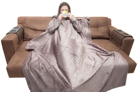 Imagem de Cobertor com Mangas Alto Relevo Sem Capuz