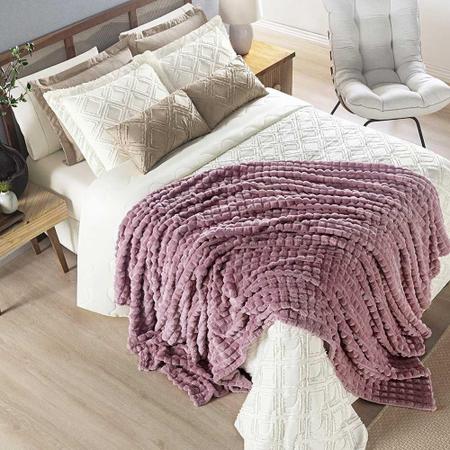 Imagem de Cobertor Comfy Queen Manta Ultrasoft Alto Relevo Super Macia