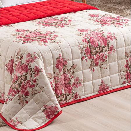 Imagem de Cobertor Decorativo Queen Quatro Estações - Vermelho
