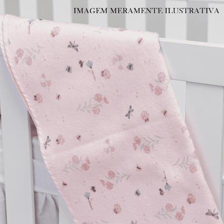Cobertor Estampado Flores no Jardim 1,10m 90cm - Papi Mami Imagem de Cobertor Estampado Flores no Jardim 1,10m 90cm - Papi Mami