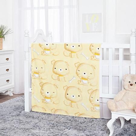 Imagem de Cobertor infantil anti alergico 0,9 x 1,10 manta baby flannel milk