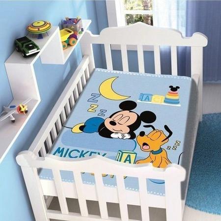 Imagem de Cobertor Infantil Antialérgico Disney Baby Jolitex Ternille Menino Mickey