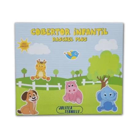 Cobertor Infantil Antialérgico Macio Jolitex Raschel Plus Bichinhos Bebê 90 x 110 Cm Imagem de Cobertor Infantil Antialérgico Macio Jolitex Raschel Plus Bichinhos Bebê 90 x 110 Cm