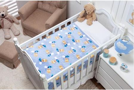 Imagem de Cobertor Infantil Bebê Baby Petit - Toque de Seda - Etruria 90cm x 1,10m
