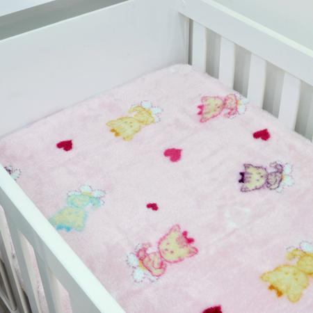 Imagem de Cobertor Infantil Bebê Tradicional Menina E Menina Jolitex