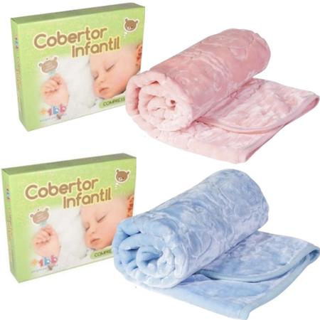 Imagem de Cobertor Infantil Compressado Alto Relevo Menino E Menina