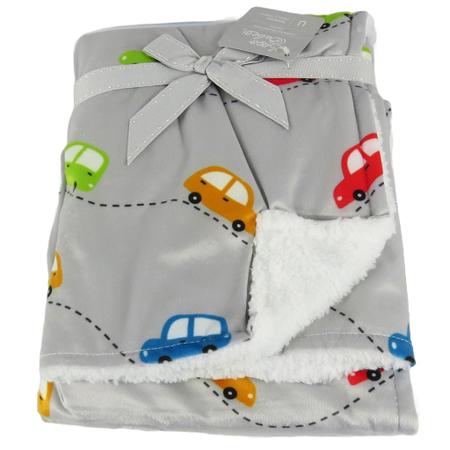 Imagem de Cobertor Infantil Dupla Face Carros - Laço Bebê