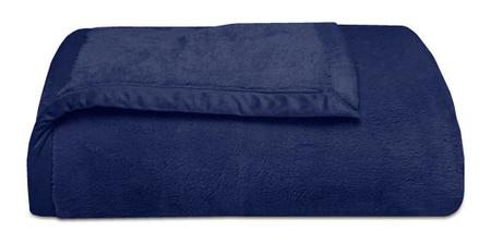 Imagem de Cobertor King 480gr Soft Azul Marinho  Naturalle