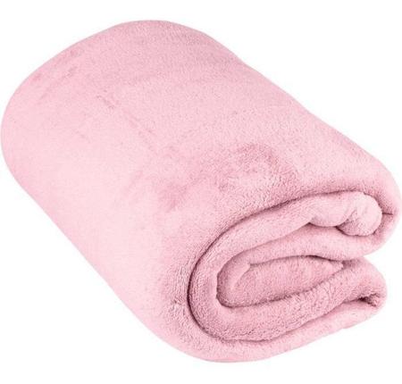 Imagem de Cobertor Manta Casal Padrão Anti Alérgico rosa