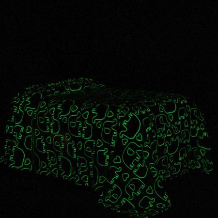 Imagem de Cobertor manta infantil brilha no escuro fleece  fluorescente magica