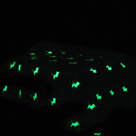 Imagem de Cobertor manta infantil brilha no escuro fleece  fluorescente magica