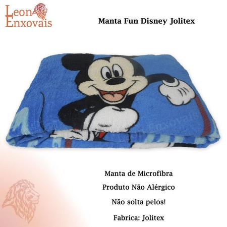 Imagem de Cobertor Manta Infantil Disney Solteiro Jolitex Licenciado