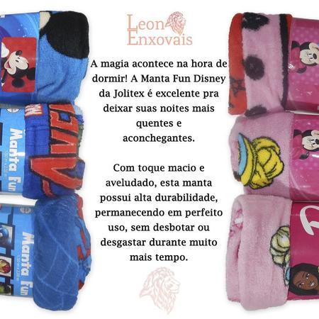 Imagem de Cobertor Manta Infantil Disney Solteiro Jolitex Licenciado