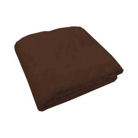 Imagem de Cobertor Manta King Inverno Microfibra Frio Liso Marrom Chocolate