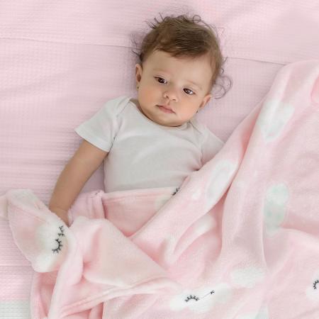 Imagem de Cobertor Manta Mantinha De Bebê Microfibra 1,10M X 85Cm Papi Baby