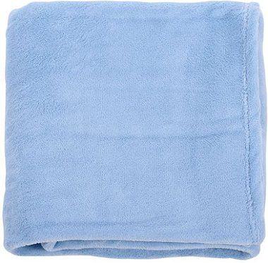 Imagem de Cobertor Manta Mantinha para Bebe de Microfibra Mami Papi Textil Azul